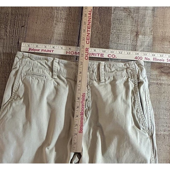 American Eagle Pants Mens 29X32 Tan Actual 29X30 Original Straight Made to Last - Picture 5 of 13